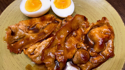 香ばしく焼けた豚の生姜焼き