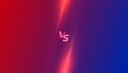 trendy versus vs duel comparison banner with shiny effect
