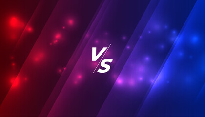 duel esport streamer versus vs banner with shiny particle © starlineart