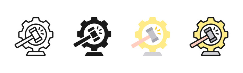 Regulations Icon Pack In Multiple Styles