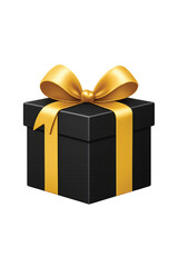 Obraz premium Black Vector Box Icon — Minimal 3D Cube Silhouette Design 