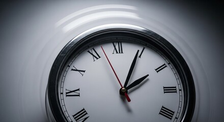 Close-up of a vintage-style clock