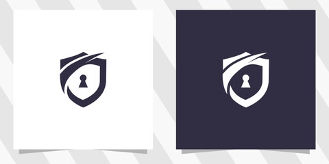 Shield Security Logo Design Template Element