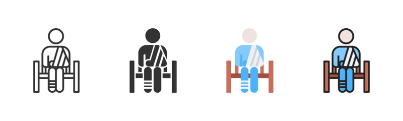 Patient Icon Pack In Multiple Styles