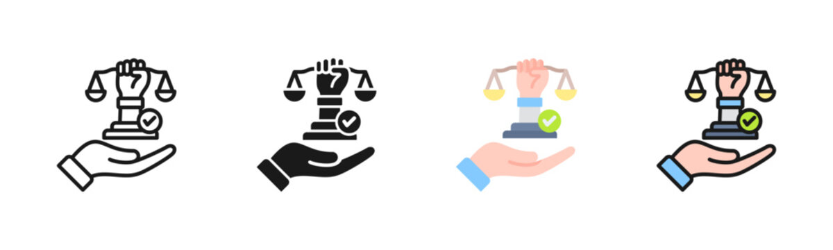 Rights Icon Pack In Multiple Styles