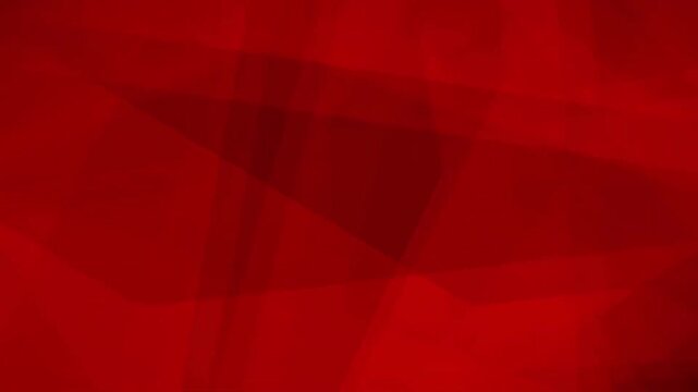 Geometric red triangles moving dynamically with elegant polygonal motion