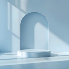 empty hall with white background