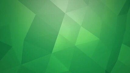 Geometric green triangle shapes moving dynamically with modern abstract motion