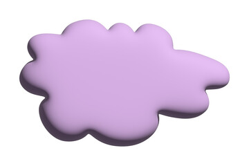 Obraz premium 3d speech bubble Blank empty message box Textbox frame for banners, price tags, stickers, design