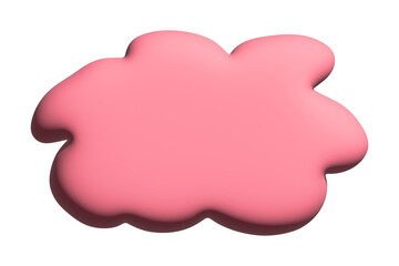 3d speech bubble Blank empty message box Textbox frame for banners, price tags, stickers, design