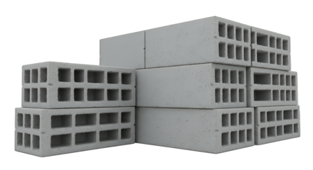 Hollow brick construction material image