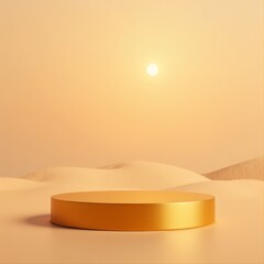 Golden Sand Podium in Desert Mirage