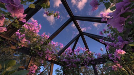 Bougainvillea Greenhouse - Stock Images for Commercial Use, Flowers