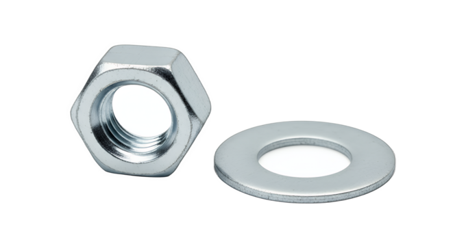 Nut and washer construction material image