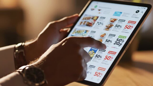 Online Shopping on Tablet: Deals and Discounts