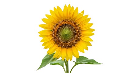 Obraz premium Radiant Sunflower Bloom - A Symbol of Summers Warmth and Joy.
