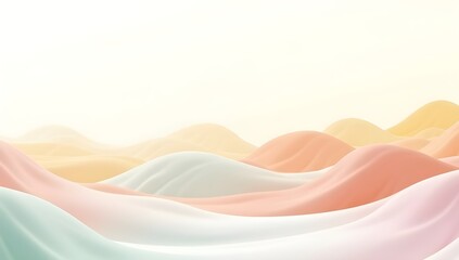 abstract background with wavy mountains