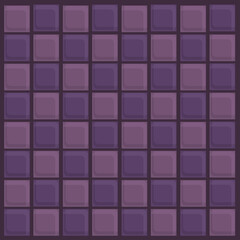Purple And Violet Square Tiles Pattern Abstract Background With Geometric Shapes Minimalist Flat Design Illustration