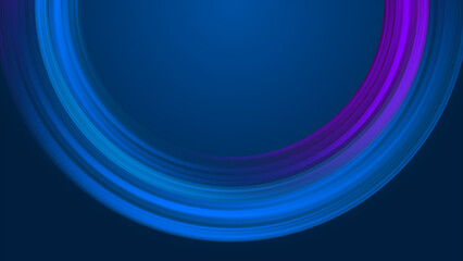 Abstract Blue Purple Neon Light Arch Background Loop