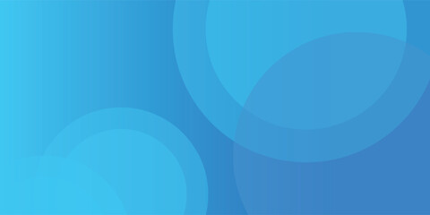 Abstract background blue with dynamic circle shape elements. Trendy and modern geometric gradient background. Vector Illustration