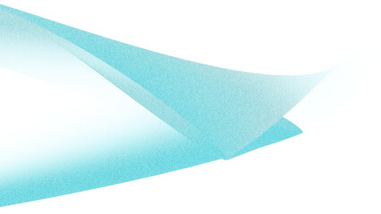 Abstract Cyan and Tranparent Overlay Light Leak White Flowing Forms with Textured Surface and Black Border background