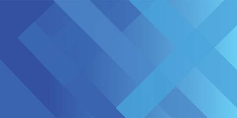Abstract blue Geometric banner design background.