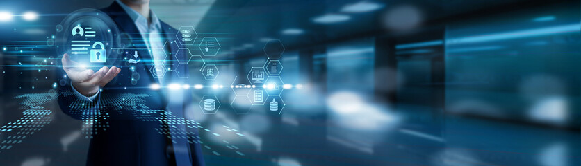 Compliance, security and confidentiality control. Officer hold data privacy policy encryption governance protection framework regulation enforcement secure information management.