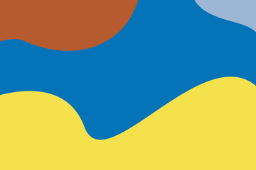 Wavy geometric coral background with colors. Vector design layout for banners, presentations, flyers, textile, wrapping paper, stationery. 