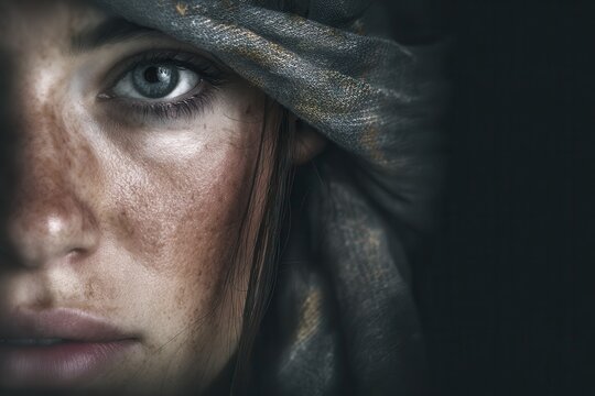 Woman's powerful expression highlights the importance of awareness in sexual assault prevention during Assault Awareness Month