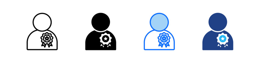 Badge Icon Set Multiple Style Collection