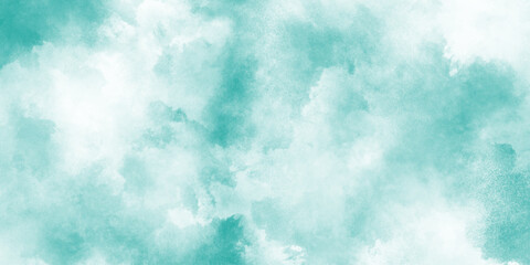 green watercolor background for spring, grunge texture and color splash design, christmas green backgrounds or paper banner, abstract green watercolor on white background.