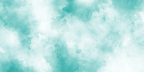 Abstract green watercolor background handmade illustration, Soft watercolor texture with gentle green hues, aqua green watercolor texture background.