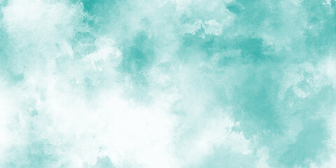 Delicate Pastel green or white sky watercolor painting,  Soft watercolor texture background with gentle and white green hues, Summer minimalistic background, Ideal for a variety of design projects.