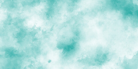 Delicate Pastel green or white sky watercolor painting,  Soft watercolor texture background with gentle and white green hues, Summer minimalistic background, Ideal for a variety of design projects.