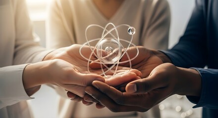 Collaborative science for a healthy future Diverse hands unite to nurture innovation and global well-being through shared knowledge