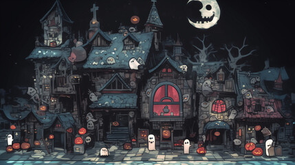 不気味なハロウィン