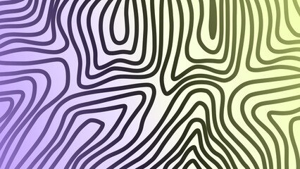 Naklejka premium Abstract wavy background. Contour lines background. Doodle wavy line background