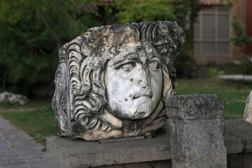 The Aphrodite of Aphrodisias (Afrodisias) combined aspects of a local Anatolian, archaic fertility goddess with those of the Hellenic Aphrodite, goddess of love and beauty. Geyre, Karacasu Aydin