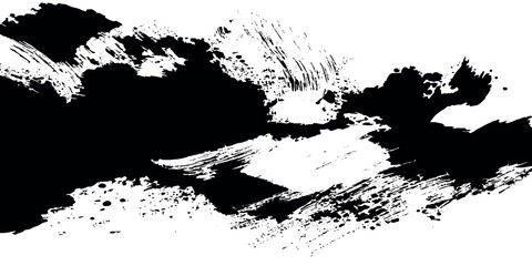 abstract old stained distress vintage grainy grunge overlay Black ink splatter grunge design element.