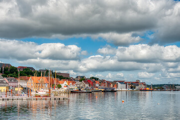 Fototapeta premium Jurgensby is a district of Flensburg, Schleswig-Holstein, Germany.