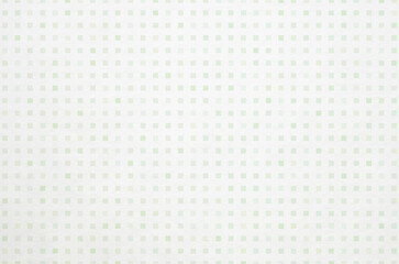 Soft pastel green tone gradient geometric grid pattern background. Minimal abstract square pattern with washi paper texture.