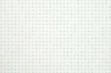 Soft pastel green tone gradient geometric grid pattern background. Minimal abstract square pattern with washi paper texture.