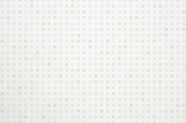 Soft pastel green and gray tone gradient geometric grid pattern background. Minimal abstract square pattern with washi paper texture.