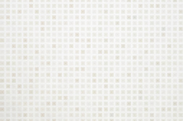 Soft pastel green and gray tone gradient geometric grid pattern background. Minimal abstract square pattern with washi paper texture.