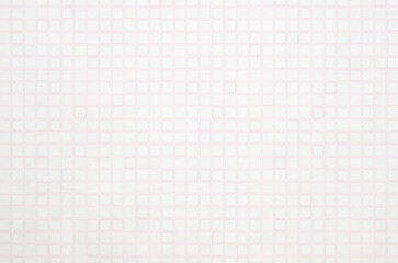 Soft pastel pink and peach tone gradient geometric grid pattern background. Minimal abstract square pattern with washi paper texture.