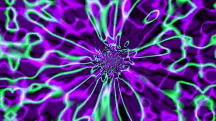 Abstract animated background featuring rotating curved lines forming intricate and dynamic patterns. Beautiful multicolor combination creates a mesmerizing, vibrant, and artistic visual effect - Powered by Adobe