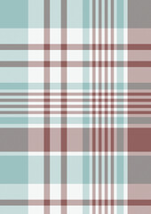 Seamless neutral brown,sage green ,gray ,teal, ,black ,sky blue and Beige plaid stripe pattern for fabric design