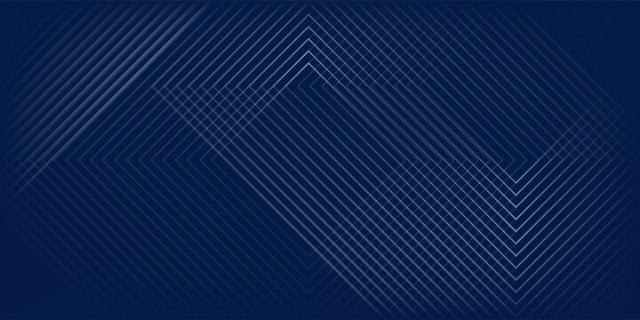 Blue abackground with glowing arrow lines. Simple shiny blue geometric lines design. nois illustrations