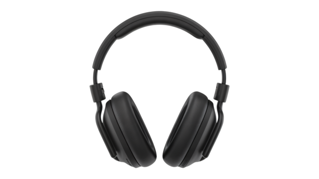 Sleek black headphones for immersive audio experiences