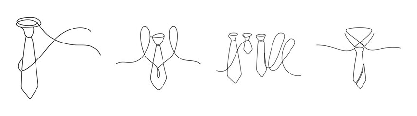 Obraz premium Four minimalist sketches of people in dynamic poses line drawings for concept art